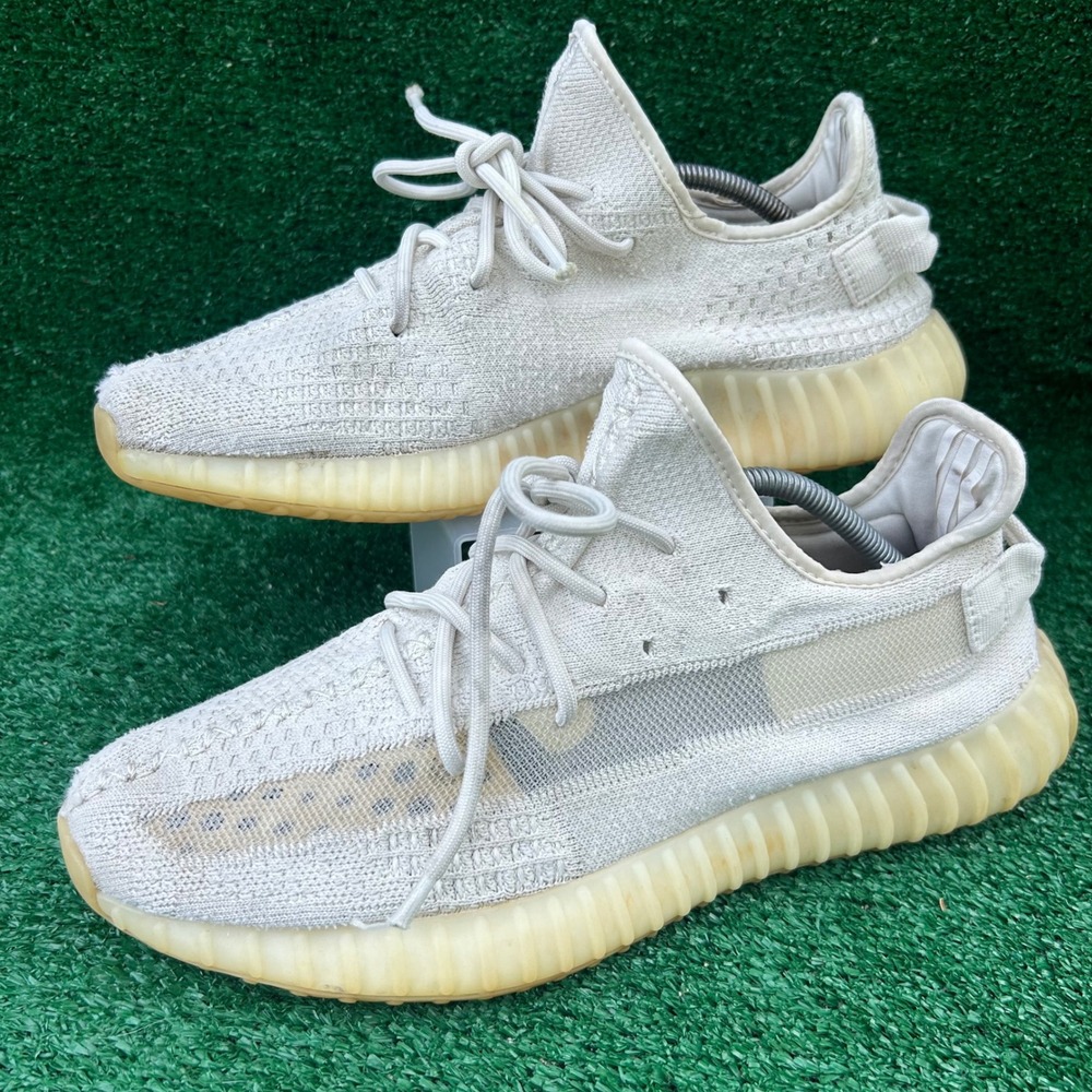 Adidas Yeezy Boost 350 V2 Bone White Sneakers HQ6316 Mens Size 12